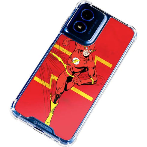 DC Comics Jagged Flash Moto G 5G (2024) Clear Case